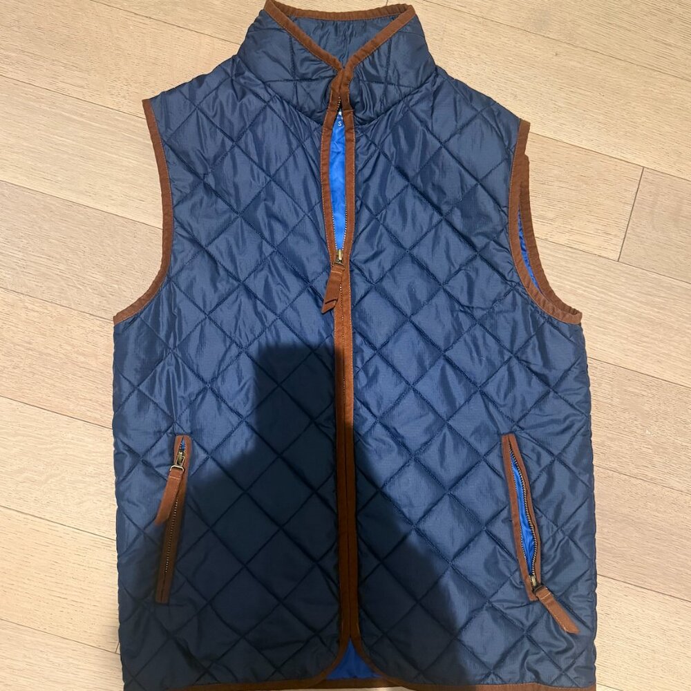 Vineyard Vines Performance Blue Collared Quilted … - image 1